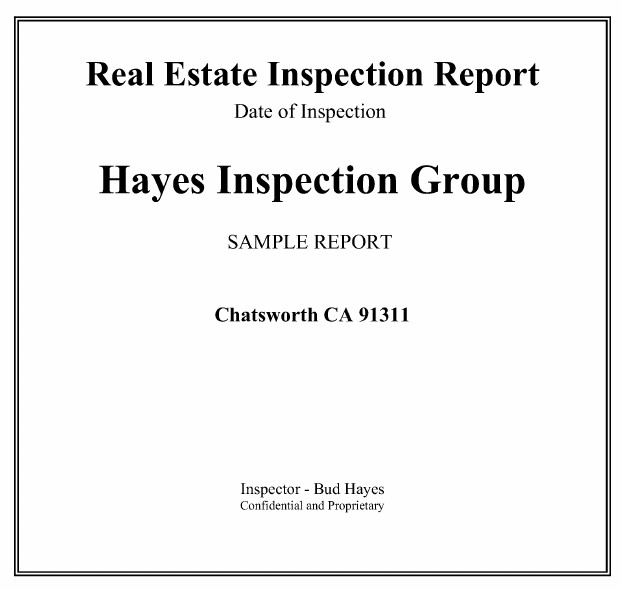 Title Image Real Estate Inspection Report